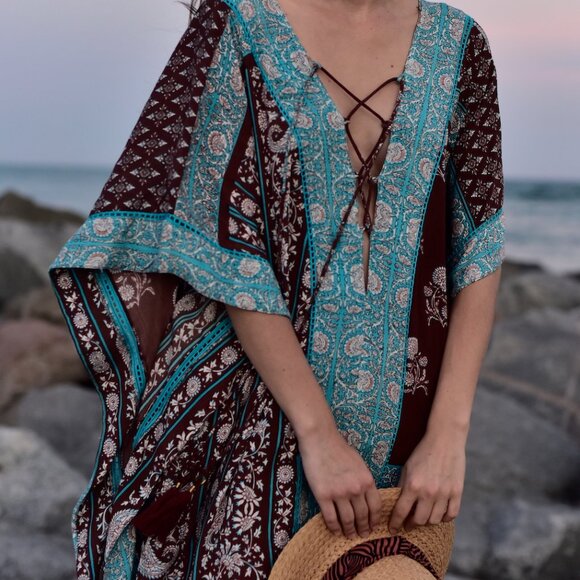 Bohemian Queen Maxi Kaftan - Picture 2 of 11